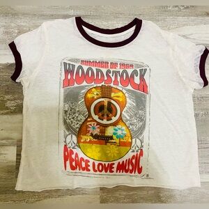 Woodstock cropped tee